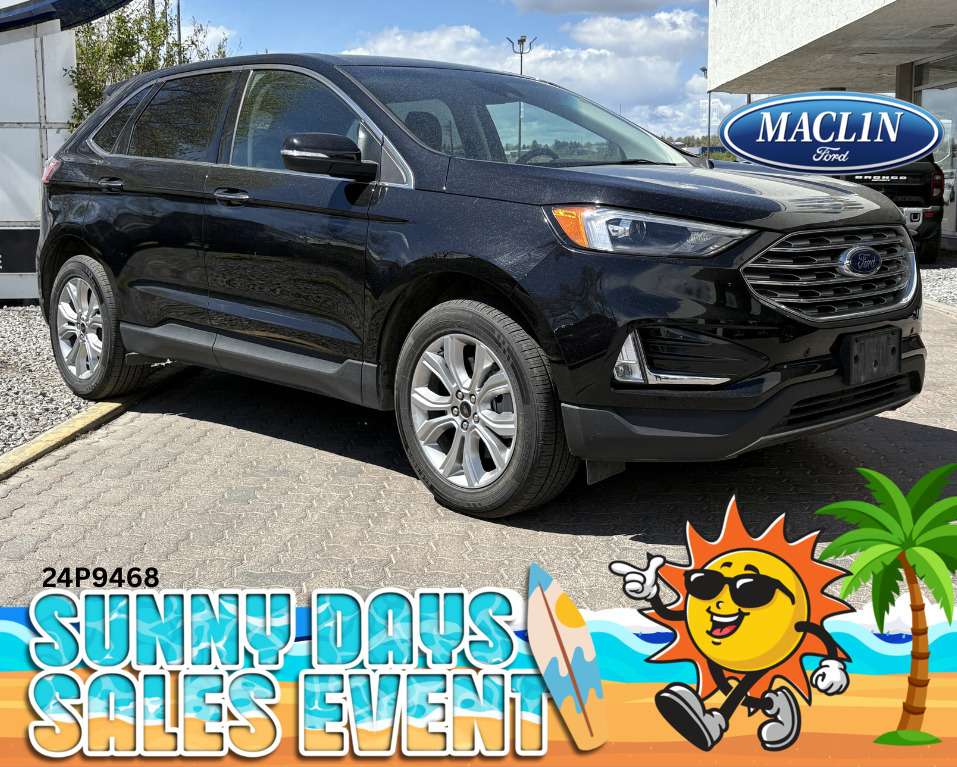 Black 2024 Ford Edge SUV / Crossover All-Wheel Drive 8-Speed Automatic