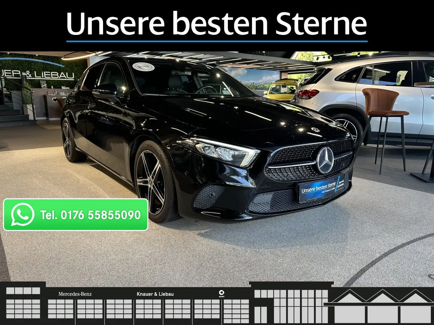 Mercedes-Benz A 180 A 180 Progressive*Night*LED*Camera*Stzhzg*MBUX Zwart - 1