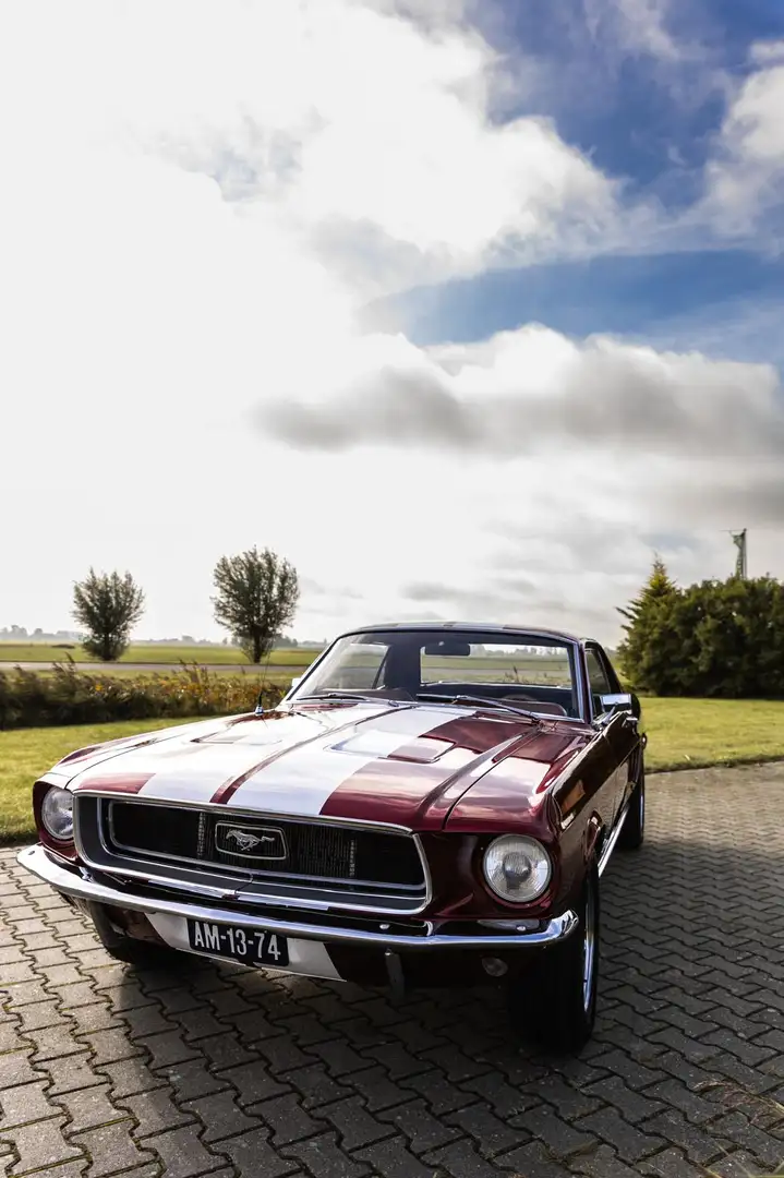 Ford Mustang 1968 Coupe V8 Rosso - 1