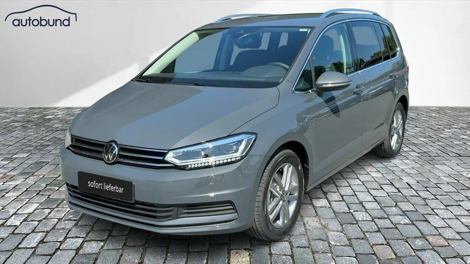 Volkswagen Touran II 1,5 TSI DSG People ALARM DAB LED NAV Gris - 1