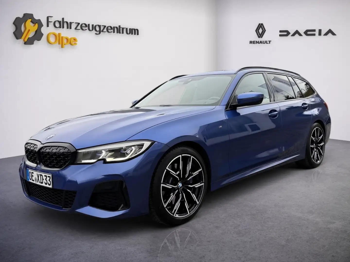 BMW M340d 3 Touring xDrive, PANO, 360°CAM, AHK, VOLL Bleu - 1