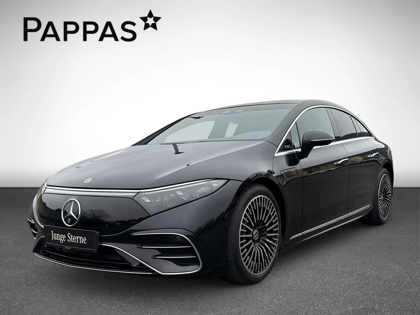 Mercedes-Benz EQS 580 4MATIC Wide LED Sitzklima Pano Cam AHK Noir - 2