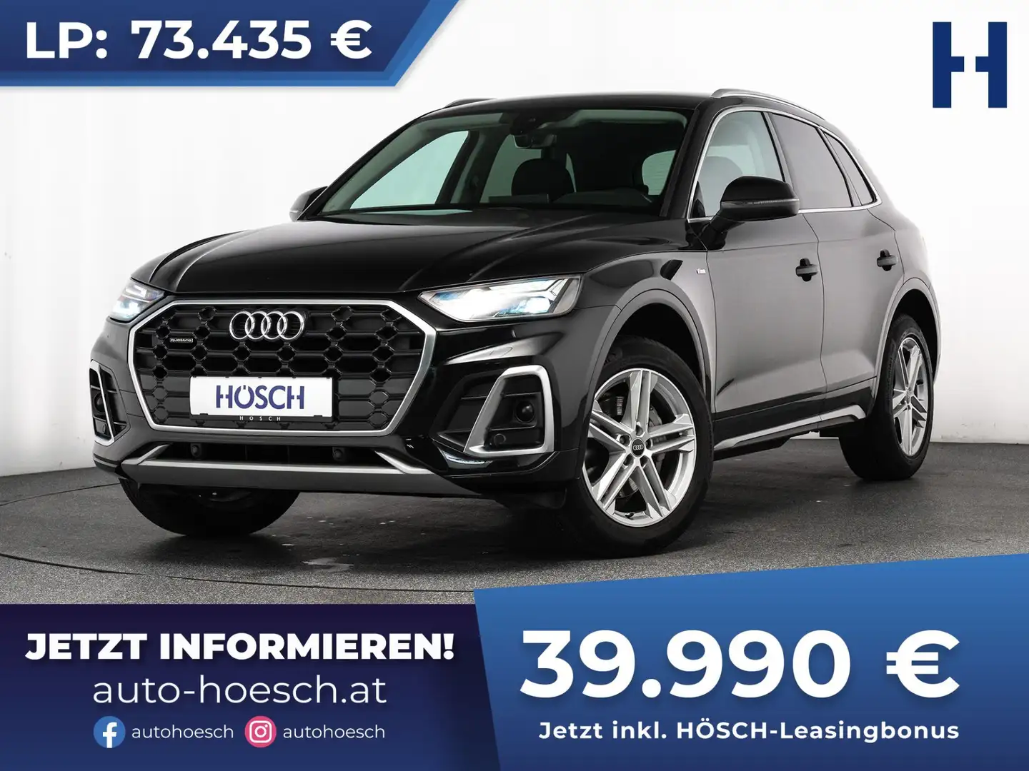 Audi Q5 40 TDI quattro S-LINE ASSISTENZ KAMERA VIRTUAL 19 Schwarz - 1
