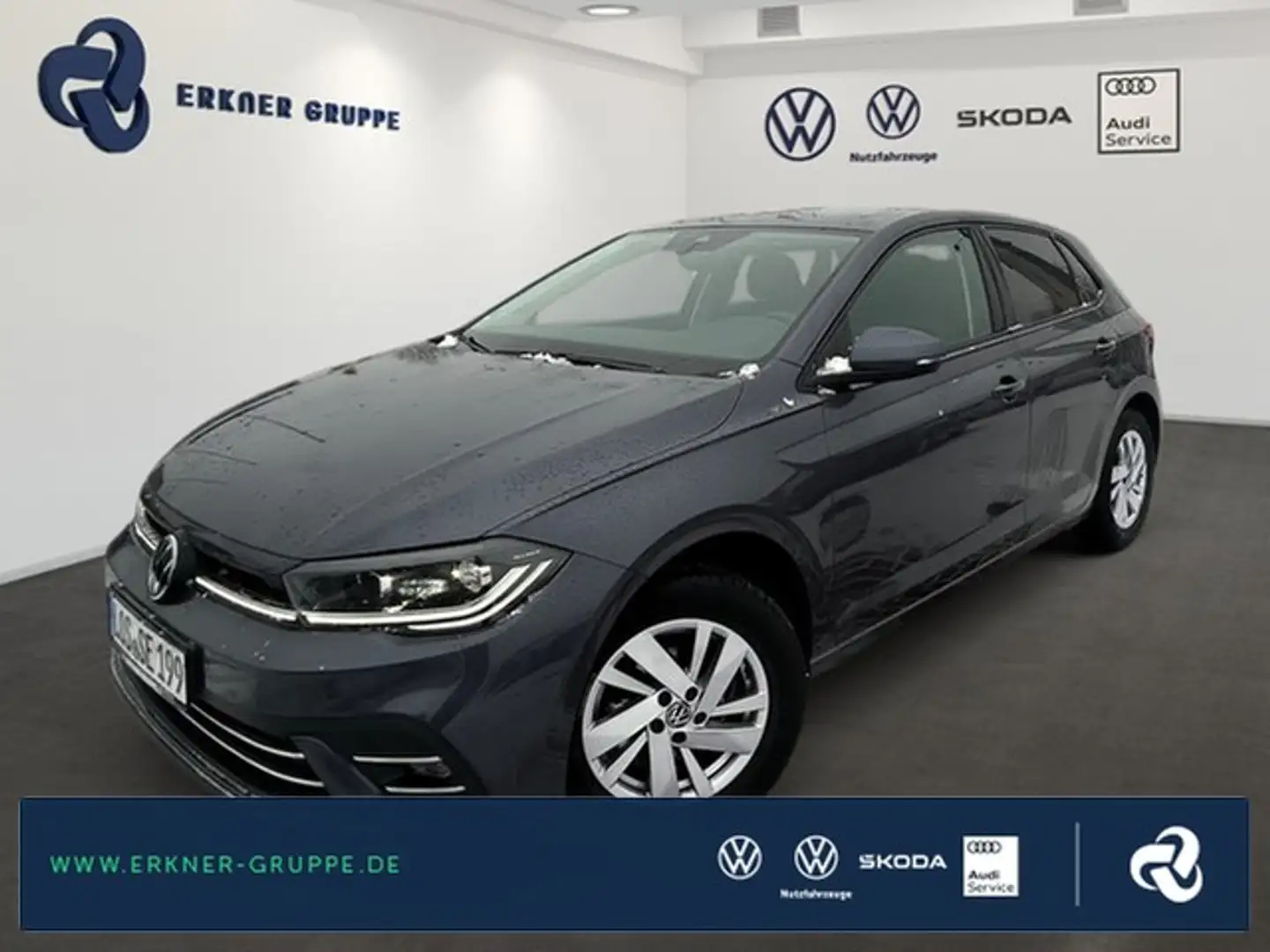 Volkswagen Polo 1.0 TSI DSG Style MATRIX+SHZ+GJR+NAVI+APP++ Grau - 1