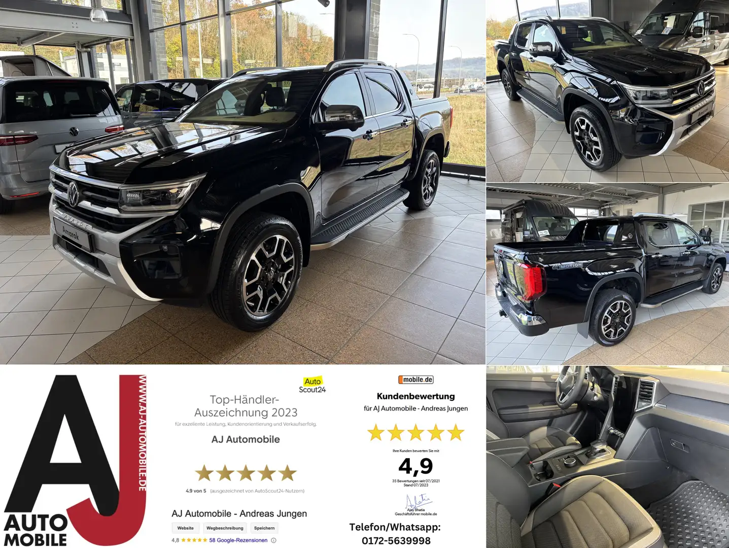 Volkswagen Amarok Amarok 3.0 TDi Aventura auf Lager in schwarz Schwarz - 1