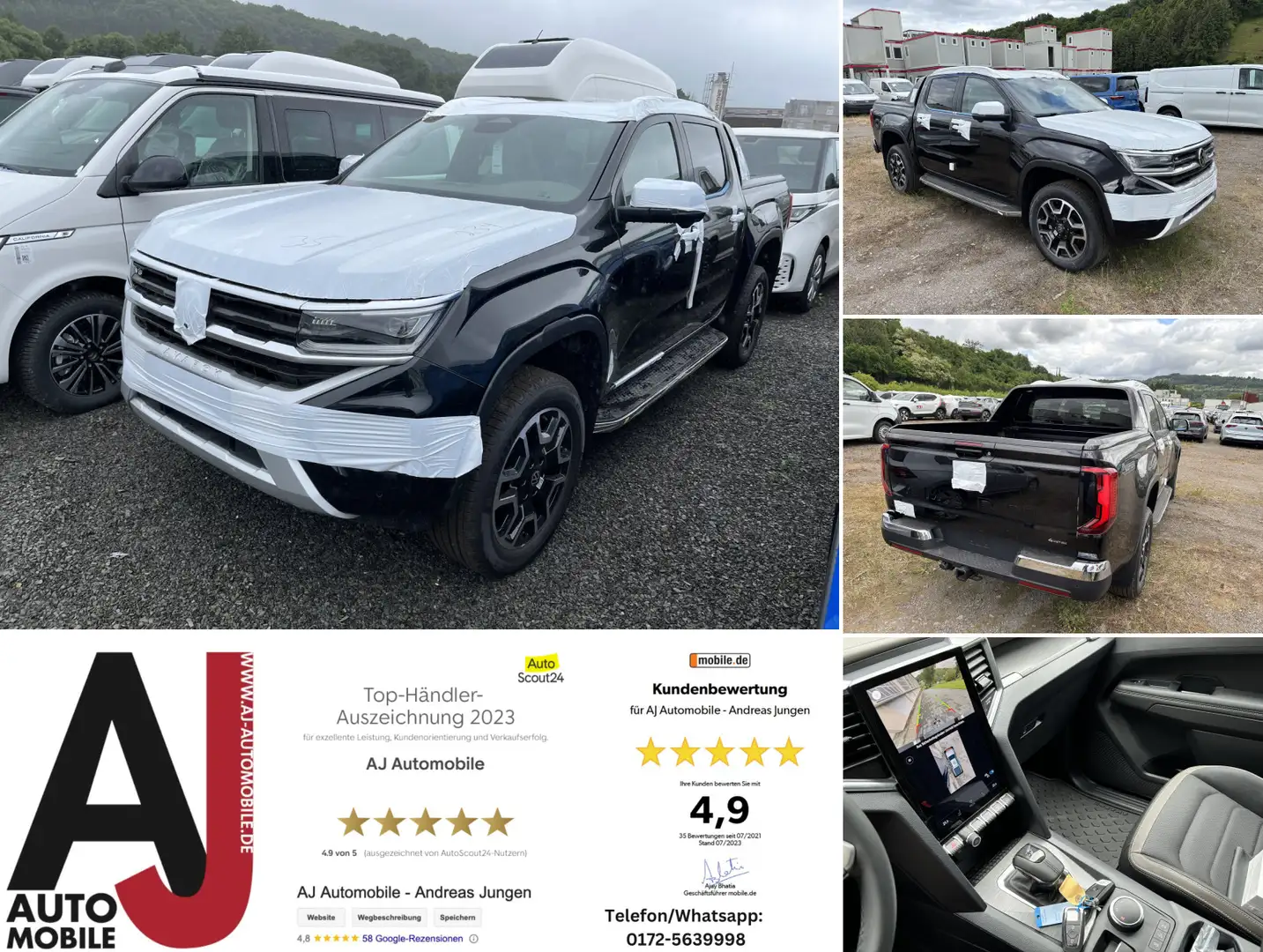 Volkswagen Amarok 3.0 TDi Aventura auf Lager in schwarz Noir - 1