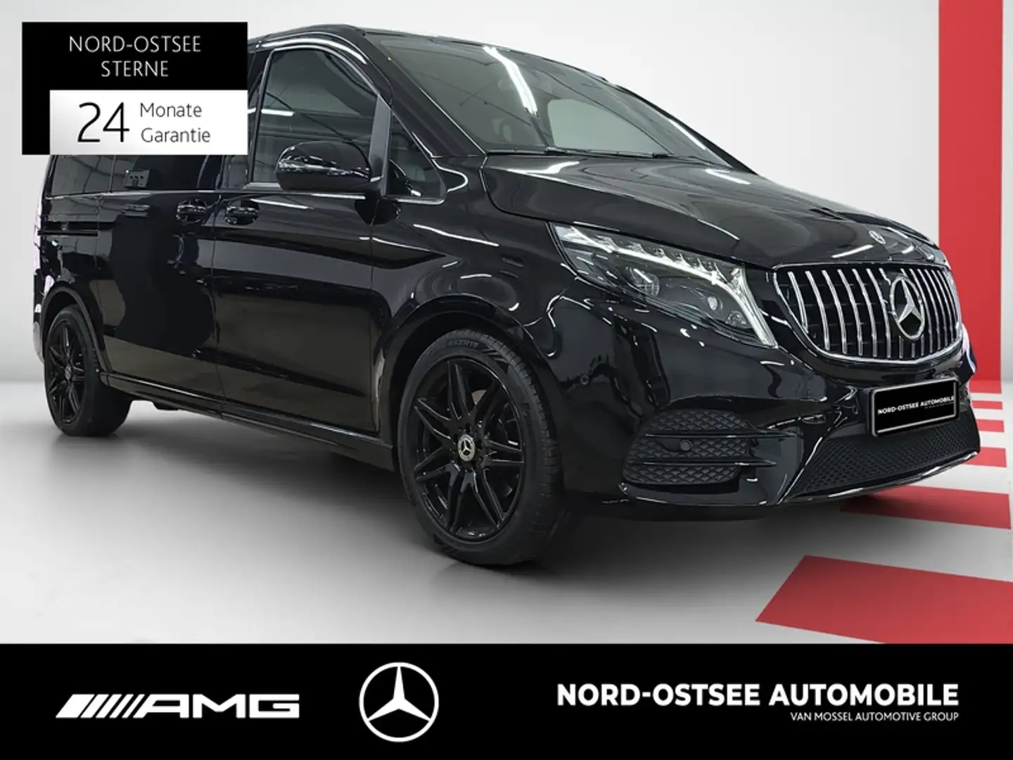 Mercedes-Benz V 250 EDITION KOMPAKT AMG AHK AUT Facelift Kam. Schwarz - 2