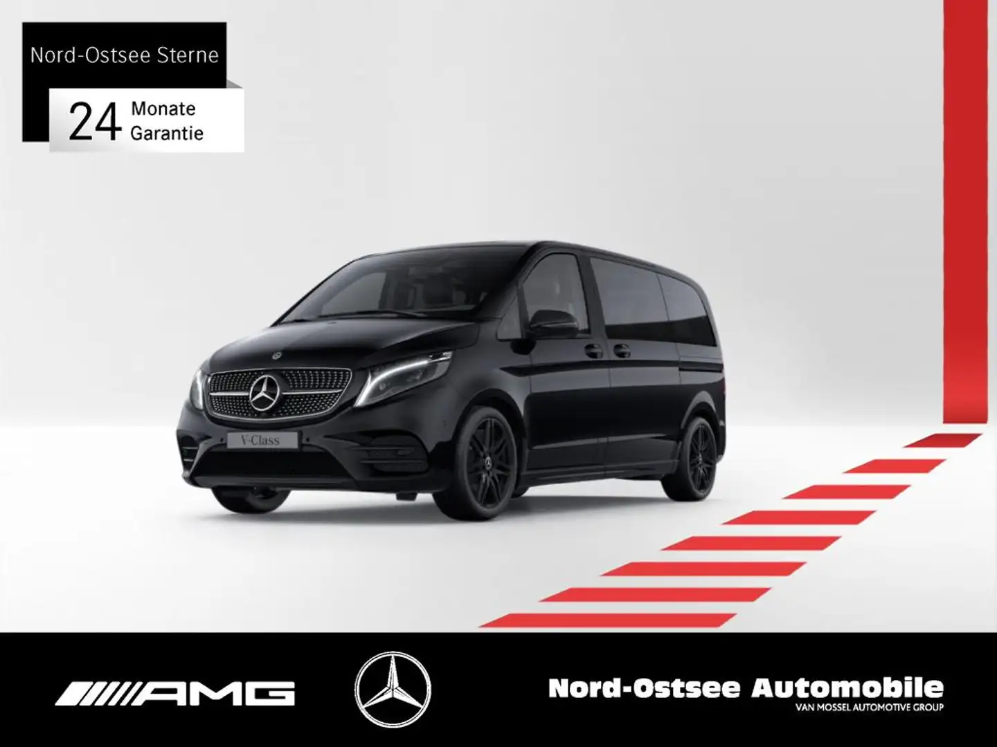 Mercedes-Benz V 250 EDITION KOMPAKT AMG AHK AUT Facelift Kam. Noir - 1