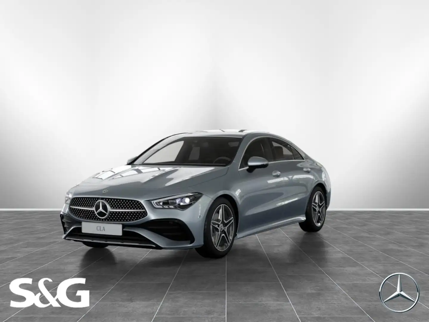Mercedes-Benz CLA 180 d Coupé AMG TOTWINKEL+360°+DISTRONIC+18" Silber - 1