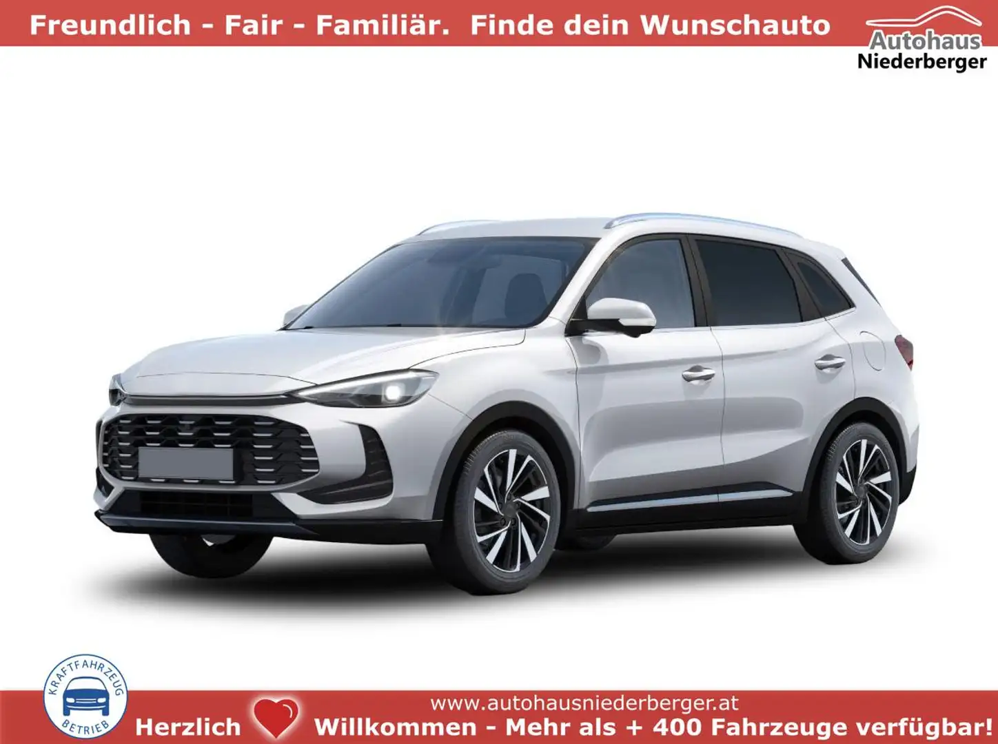 MG ZS Luxury Hybrid+ 197 PS Navi*Android Auto*SHZ*360... Weiß - 1