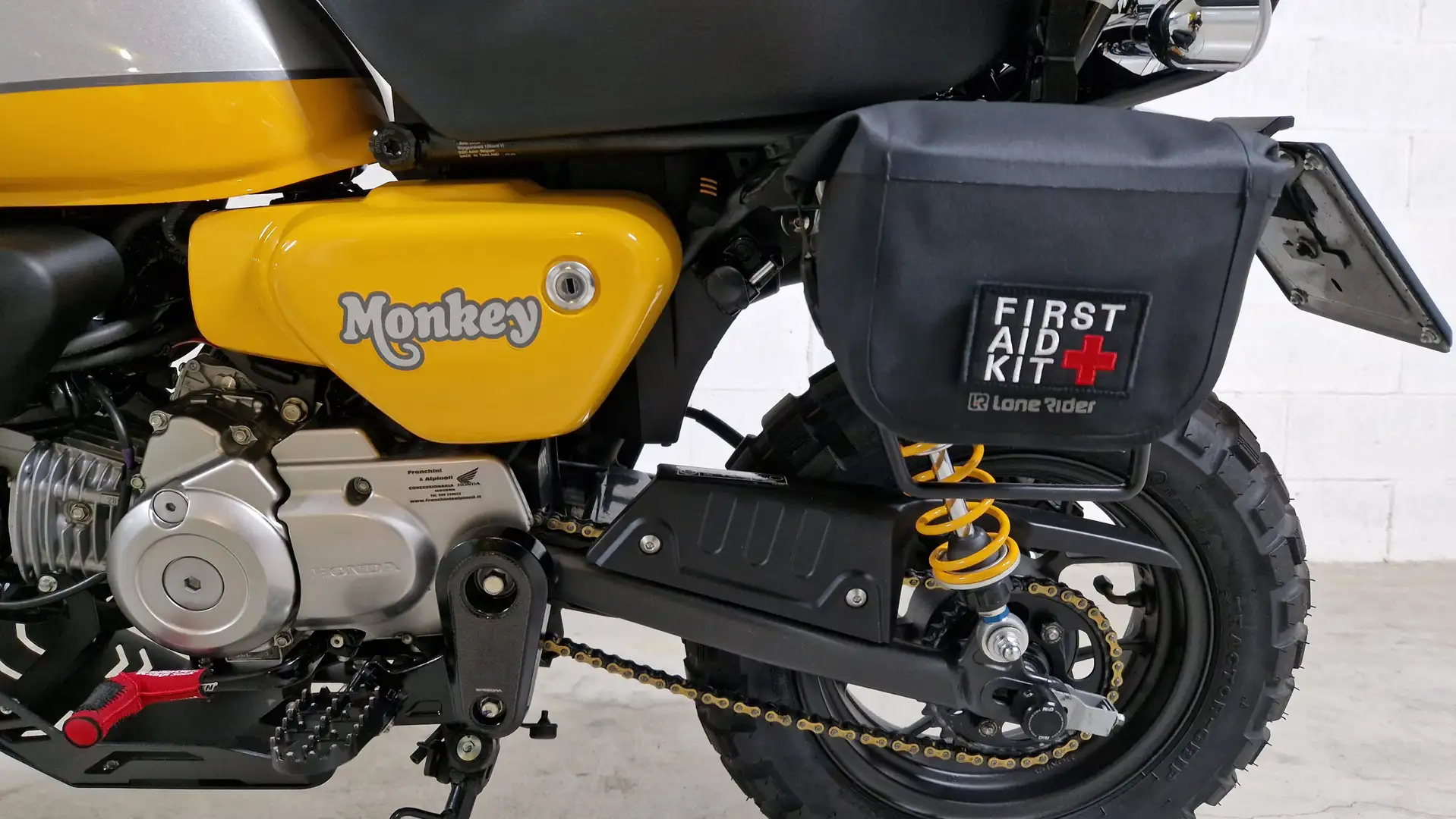 Honda Monkey 125 E5 - "SCRAMBLER BUILT" Amarillo - 1