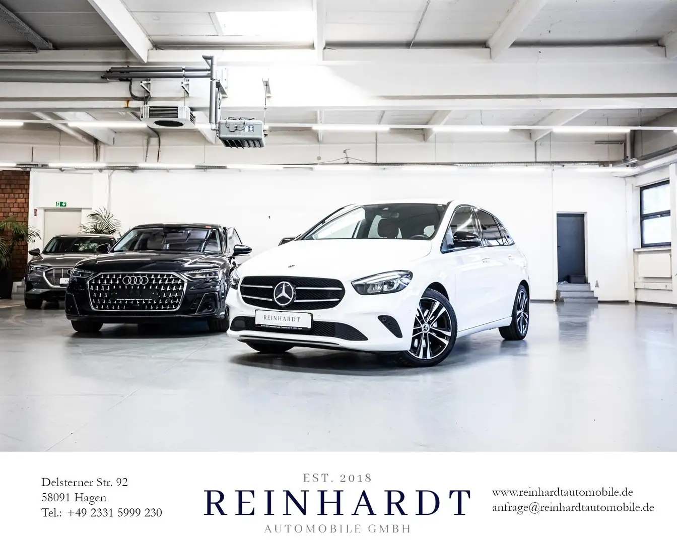 Mercedes-Benz B 250 PROGRESSIVE 18Z-AMG/KEYLESS/LED/KAM./MBUX Weiß - 1