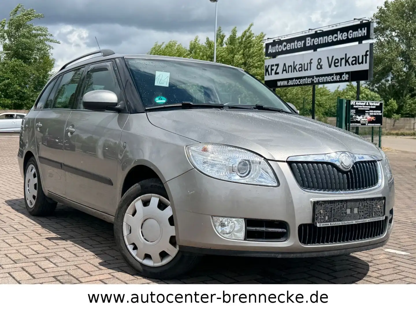 Skoda Fabia Combi Ambiente 1.6 8-fach bereift Beige - 1