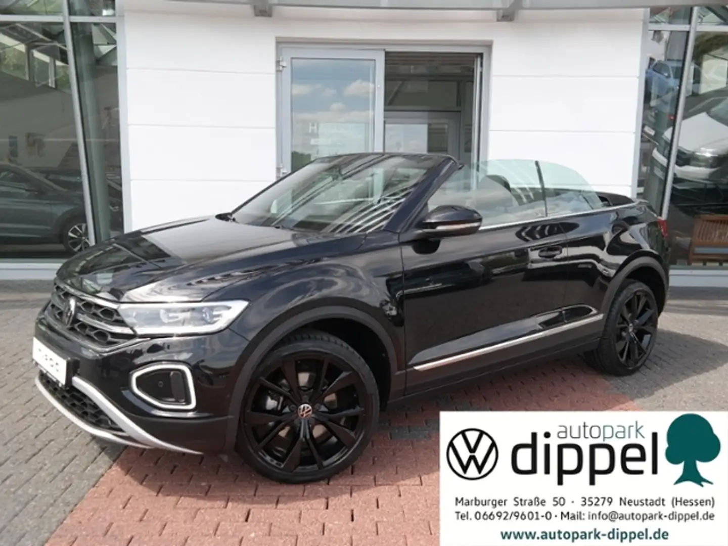 Volkswagen T-Roc Cabriolet 1.0 TSI Style AHK,LED,Navi,SHZ Negro - 1
