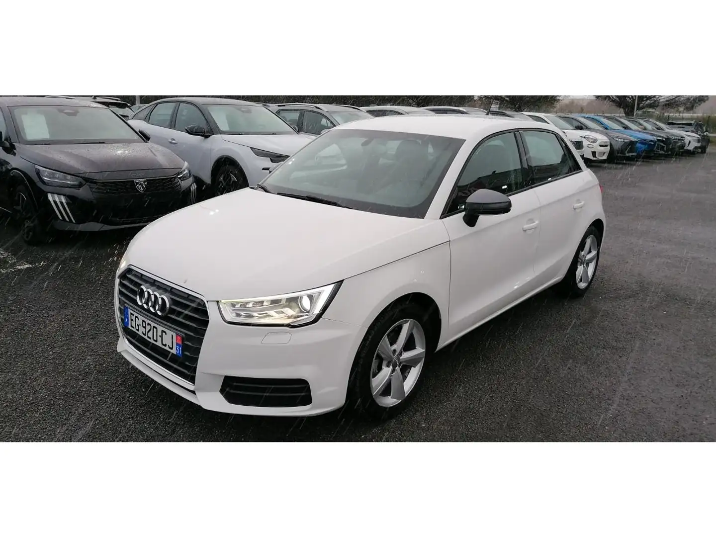 Audi A1 1.0 TFSI ultra 95 Ambition +GPS+XENON Blanc - 2