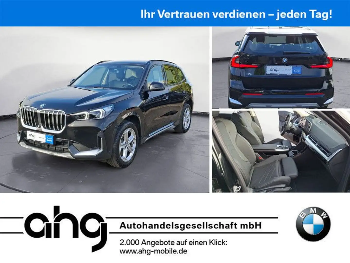 BMW X1 sDrive20i Steptronic Head-Up AHK Sportsitze Schwarz - 1