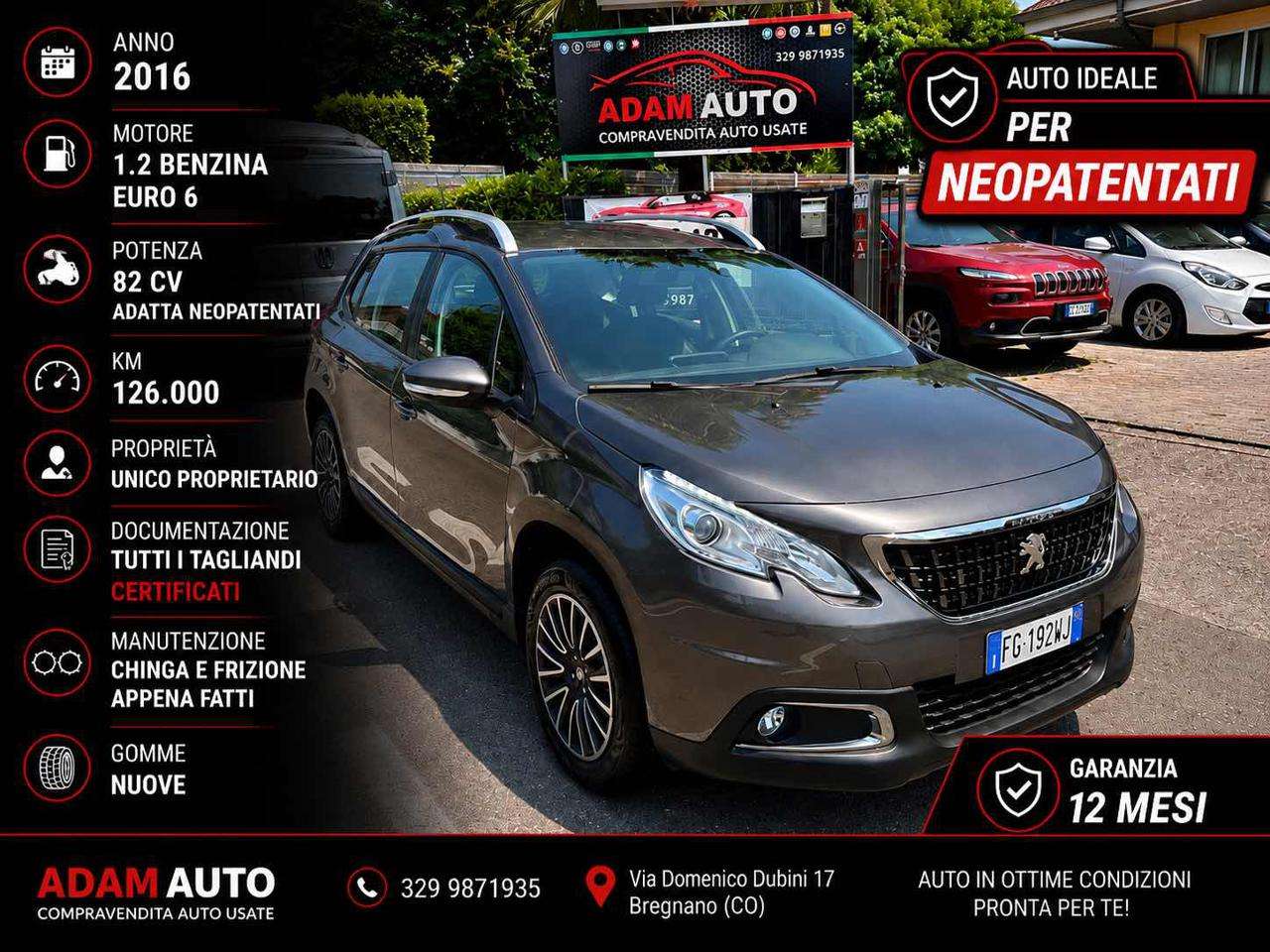 Peugeot 2008 1° serie PureTech 82 Allure