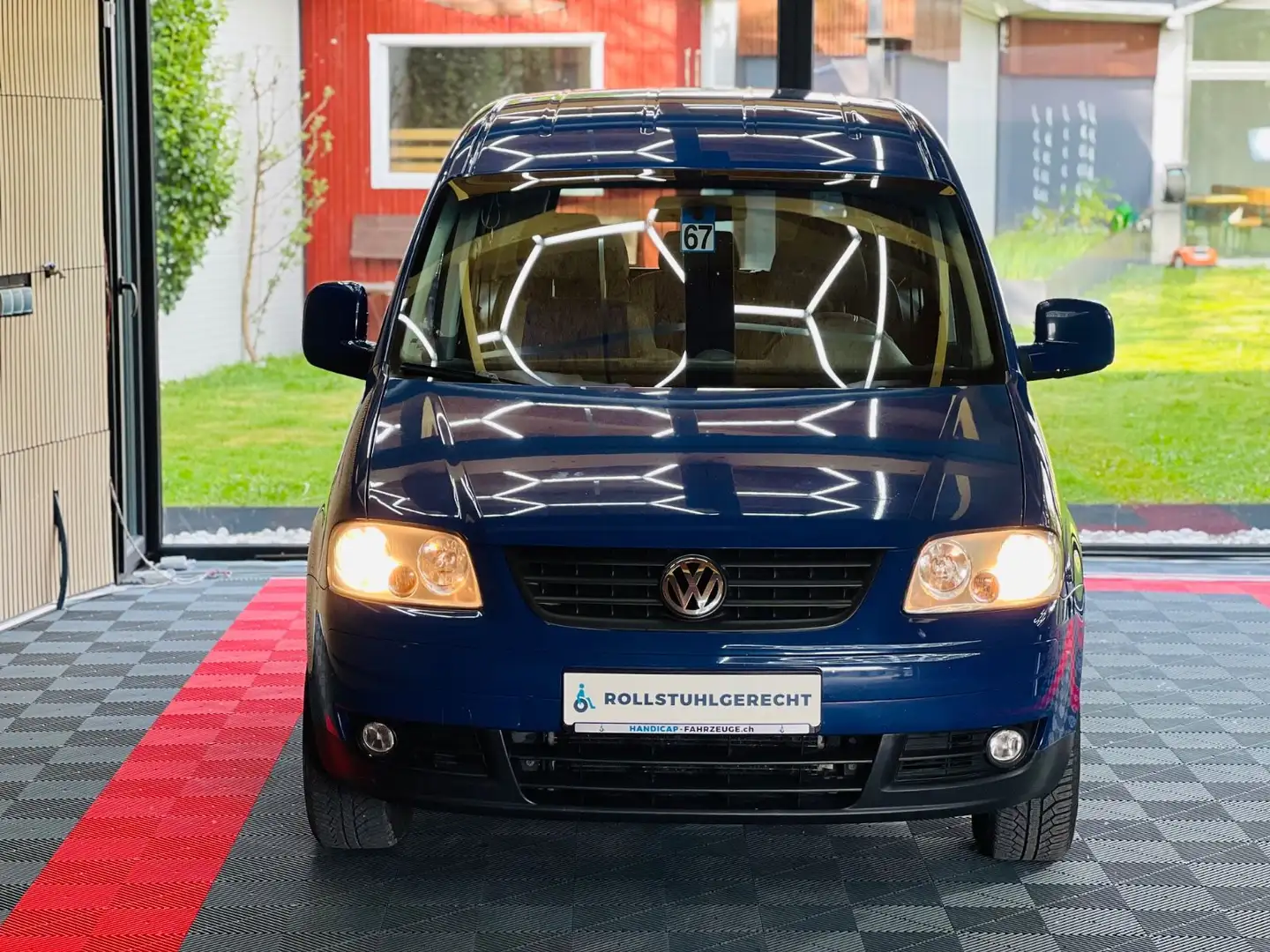 Volkswagen Caddy Maxi 1.6 Behindertengerecht-Rampe Blau - 2