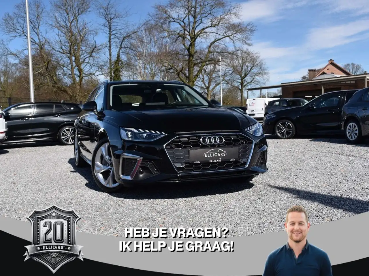 Audi A4 Break in Zwart tweedehands in Ellikom (Oudsbergen) voor € 37.990,-
