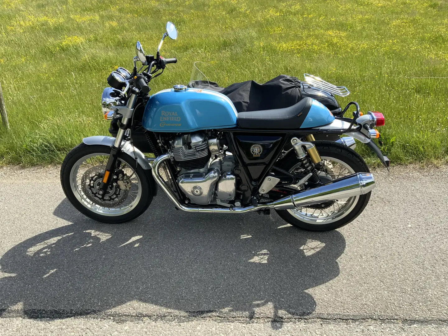 Royal Enfield Continental GT 650 Gespann Velorex Beiwagen Albastru - 2