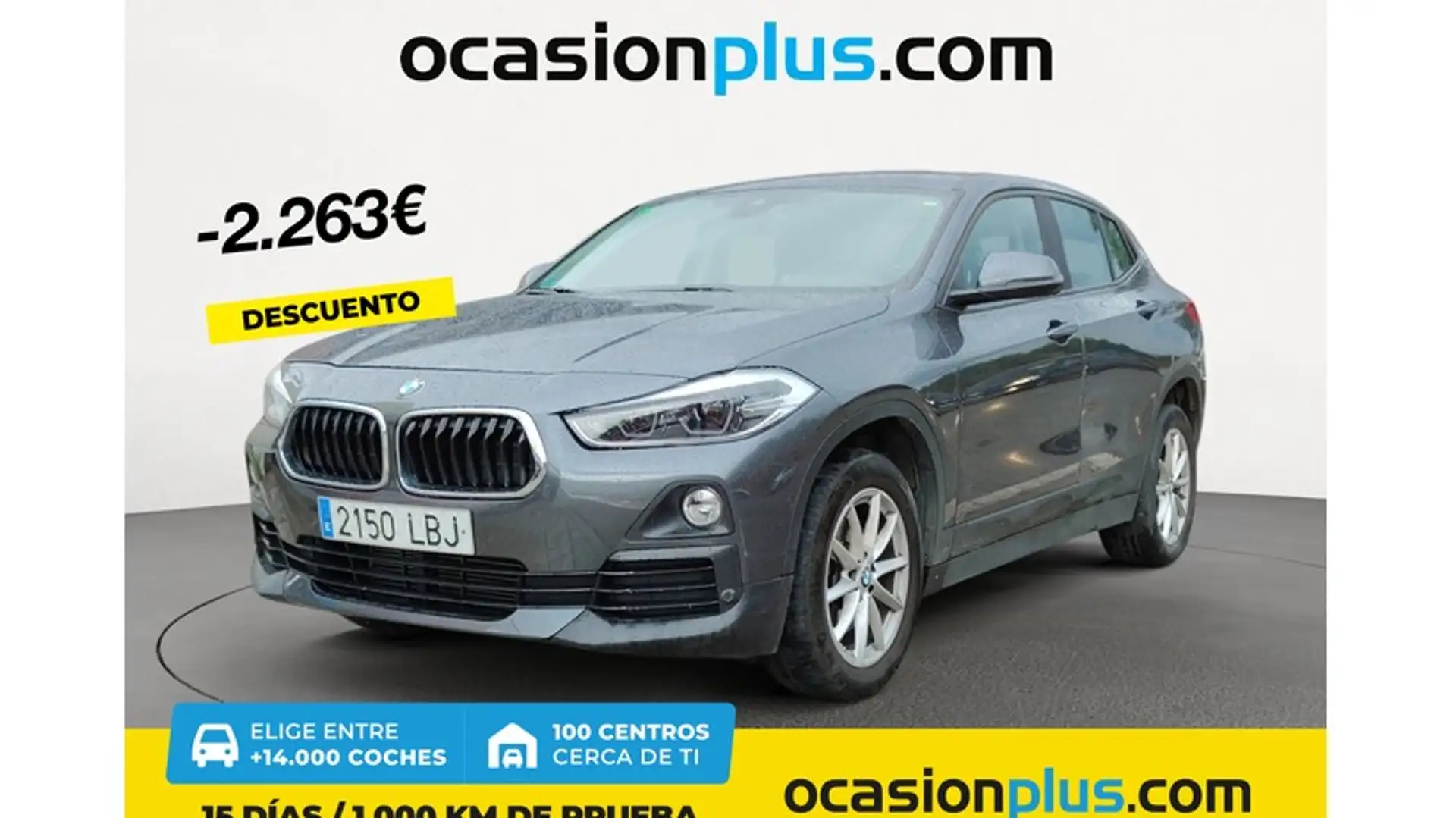 BMW X2 sDrive 18dA Gris - 1