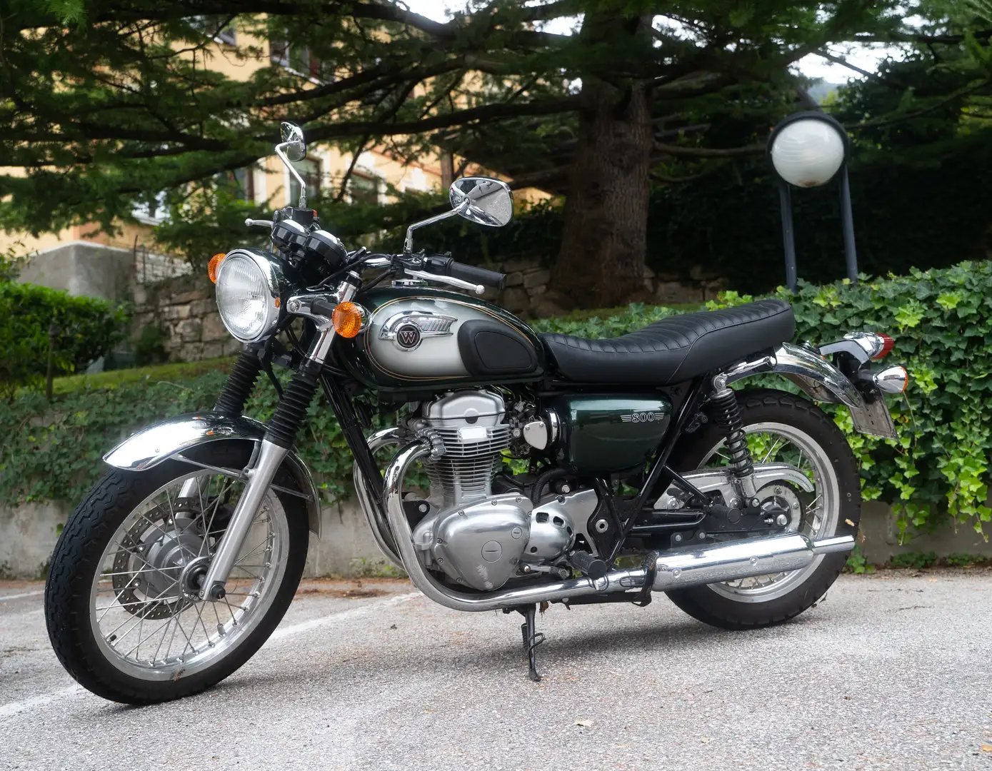 Kawasaki W 800 2011  Metallic Dark Green Verde - 1