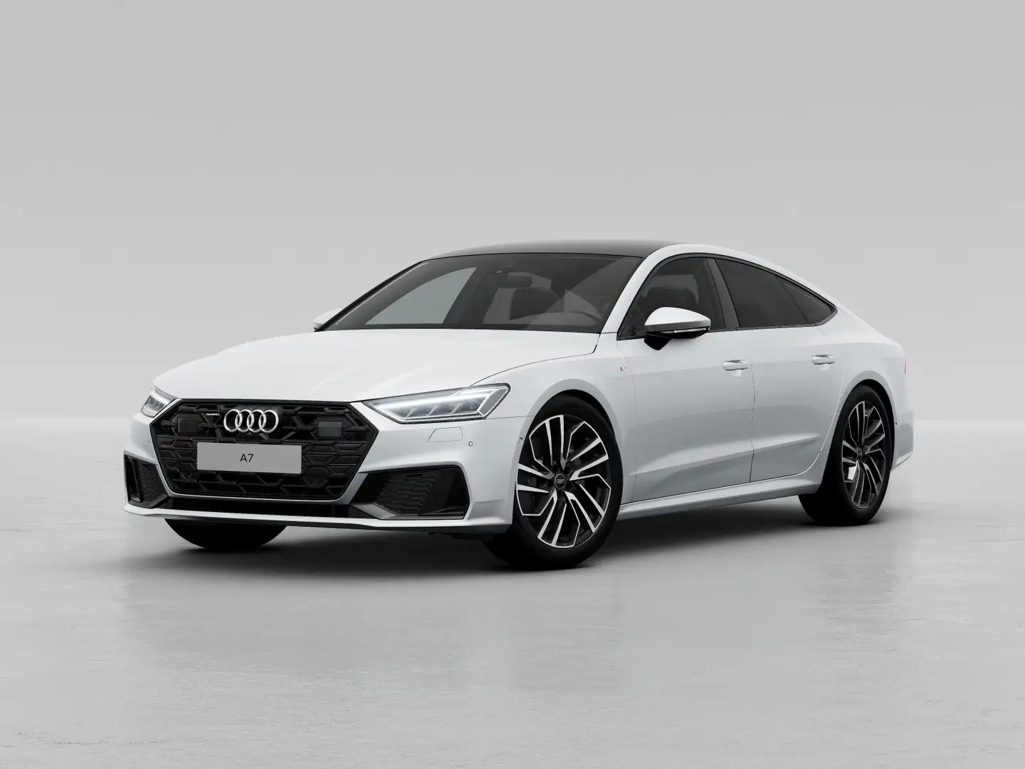 Audi A7 50 TDI Q 2x S LINE LM20 PANO AHK LUFt Weiß - 2