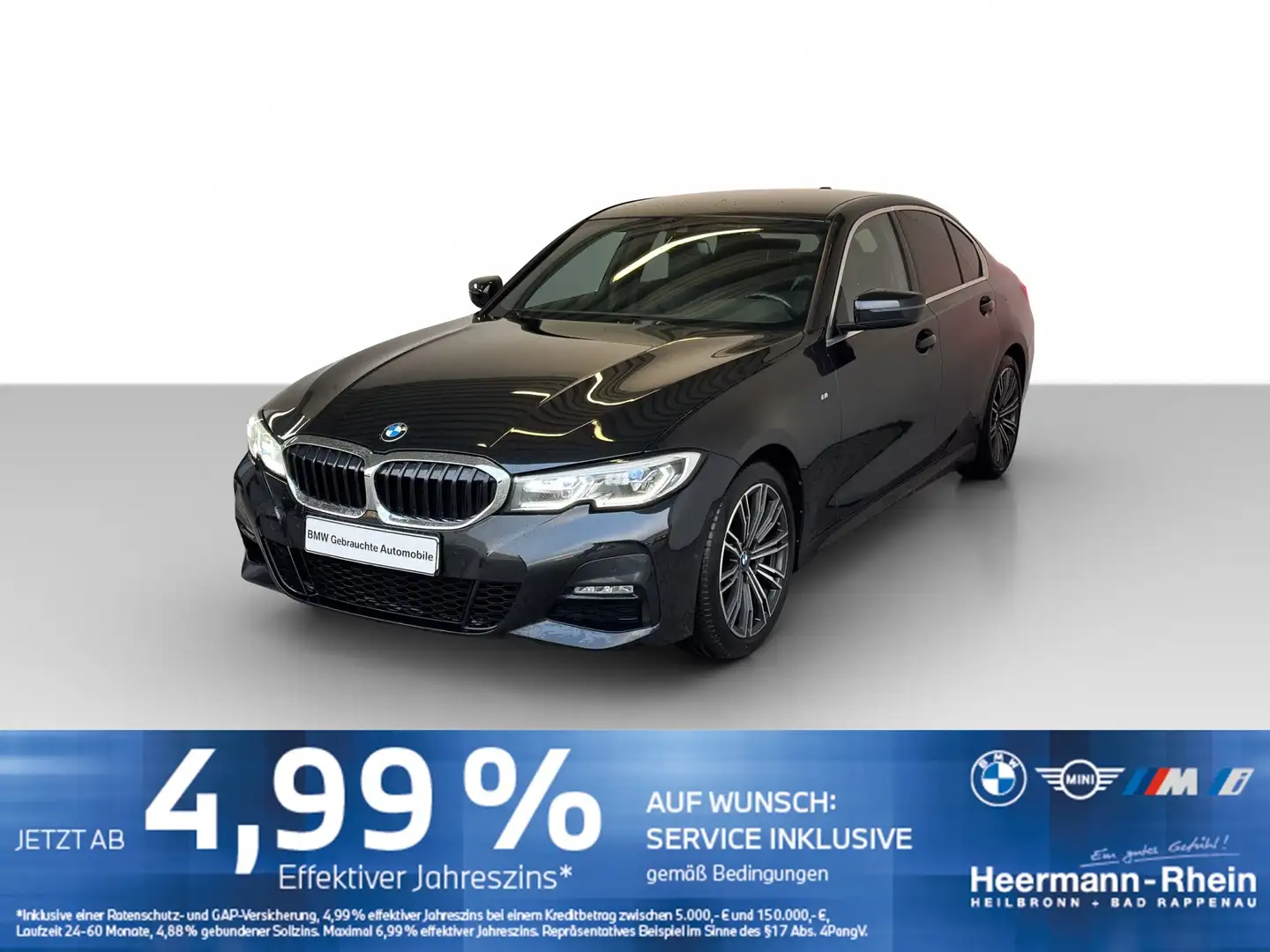 BMW 330 d xDrive Lim. M Sport Navi.Laser.RFK.DriveAs Schwarz - 2