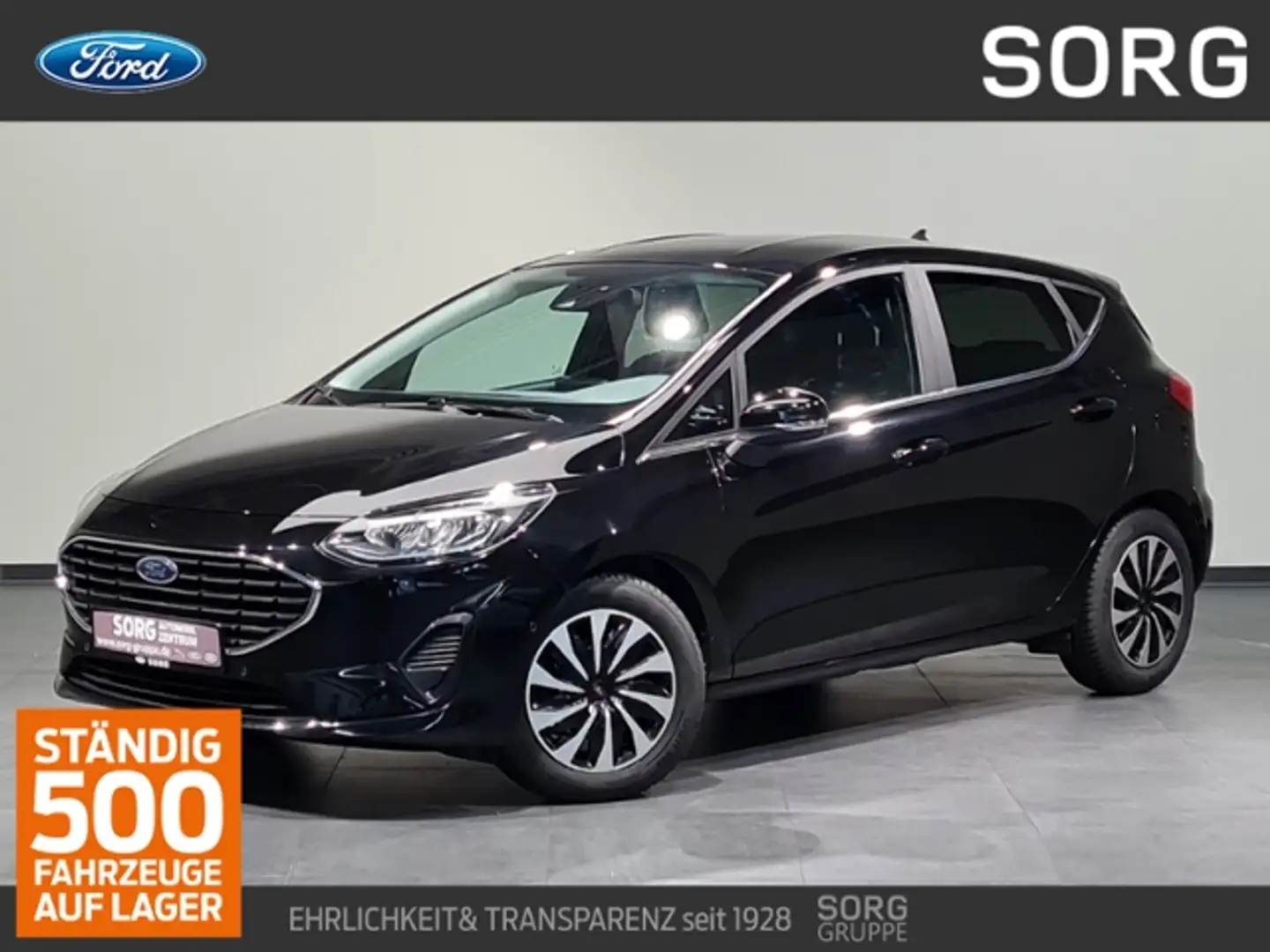 Ford Fiesta 1.0 MHEV Titanium*AUTO*KAMERA*NAVI* Nero - 1