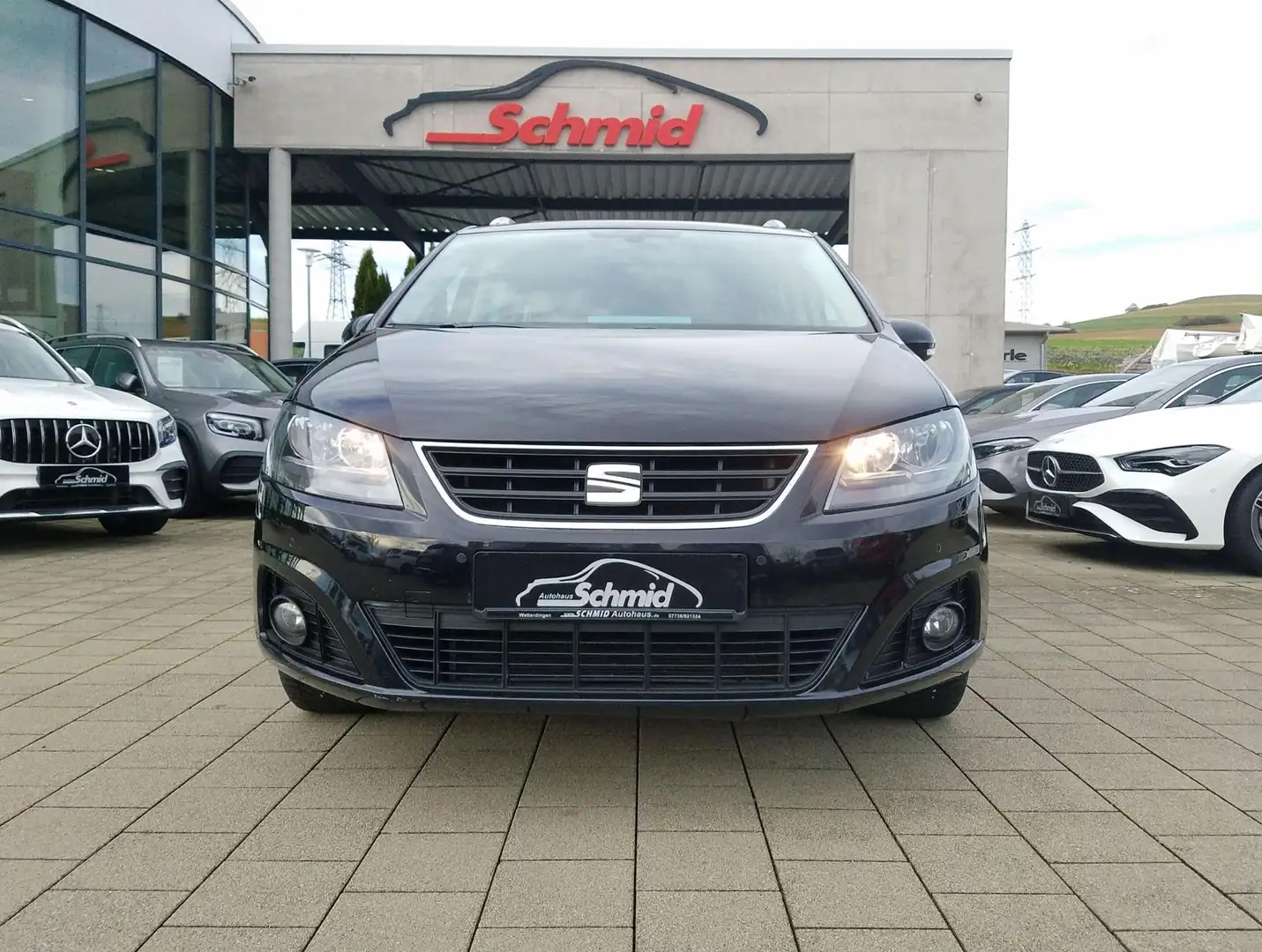 SEAT Alhambra 2.0 TDI, AHK, Lifestyle, Klima, Pano, 7 Sitzer,... Schwarz - 2