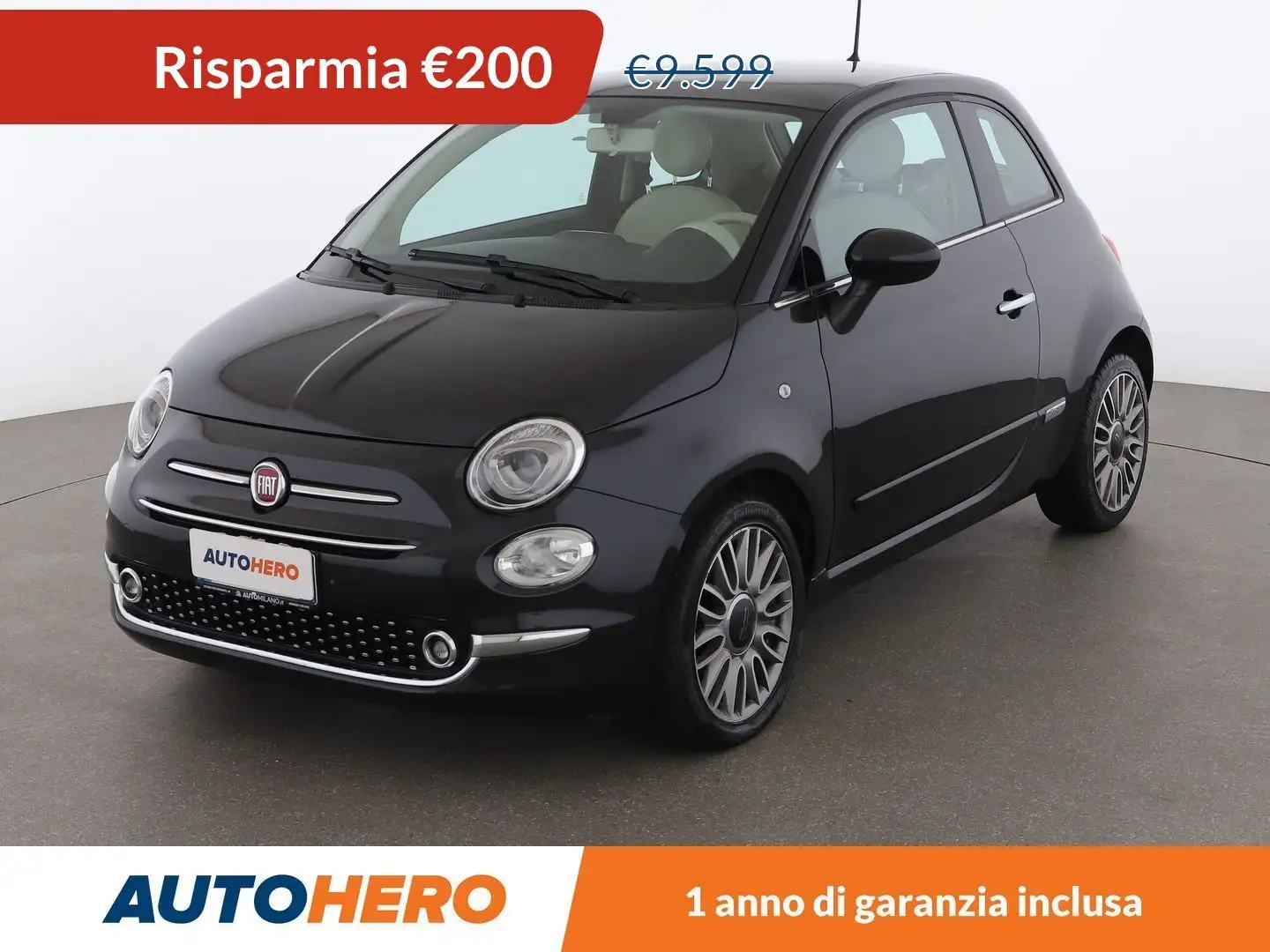 Fiat 500 1.2 Lounge Black - 1