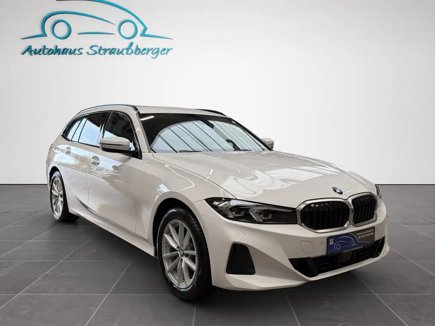 BMW 318 d Touring ACC HUD KZU QI DAProf LCProf 360° Wit - 2