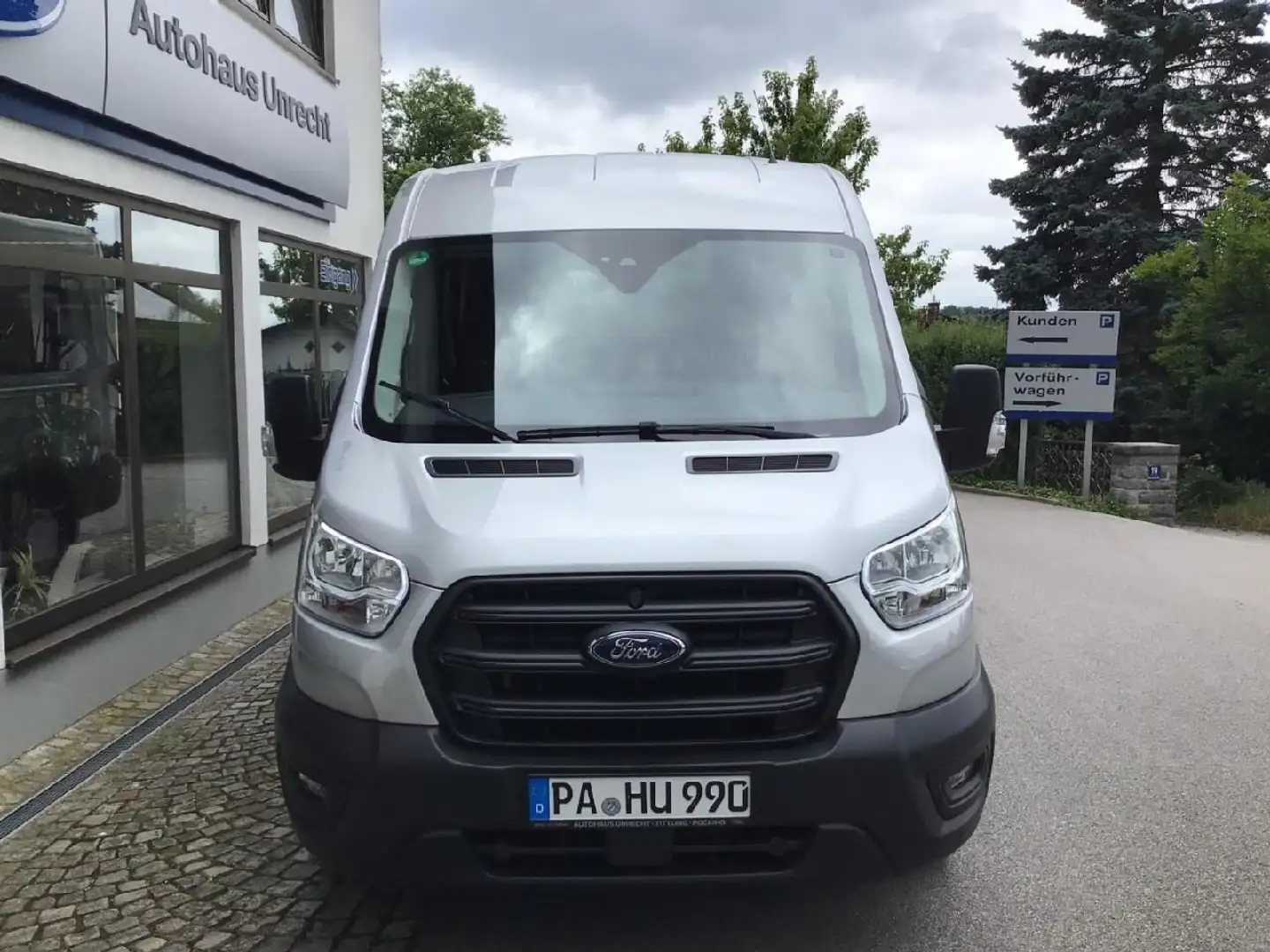 Ford Transit Kombi Trend 350L3 Argent - 2