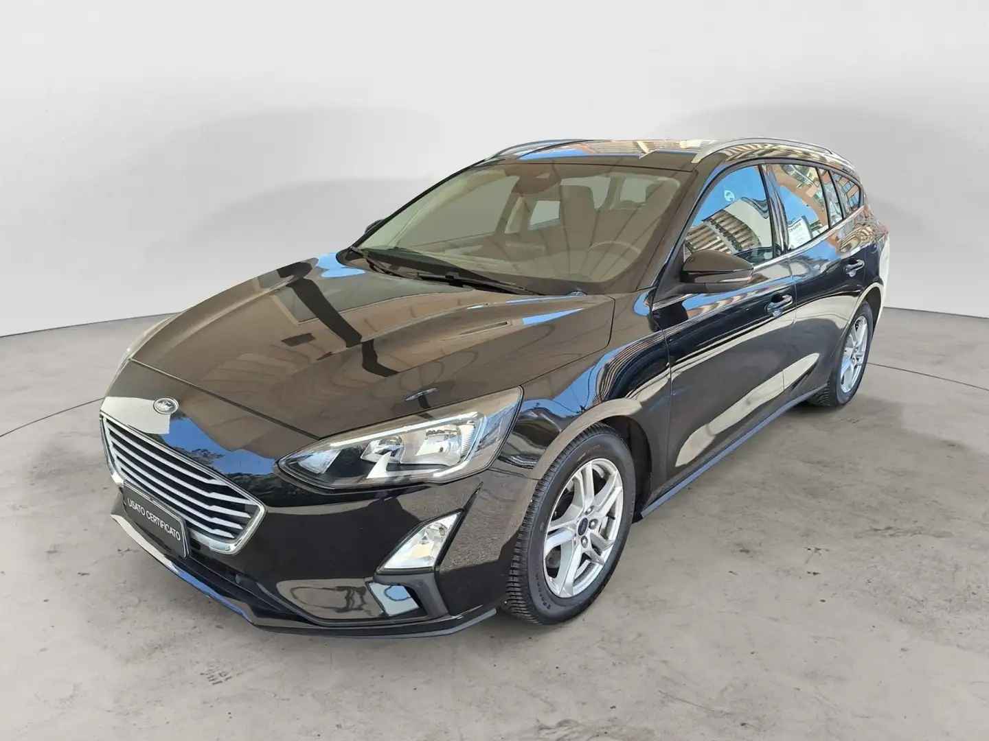 Ford Focus 1.5 EcoBlue 120 CV Automatico SW Business Co-Pilot Zwart - 1