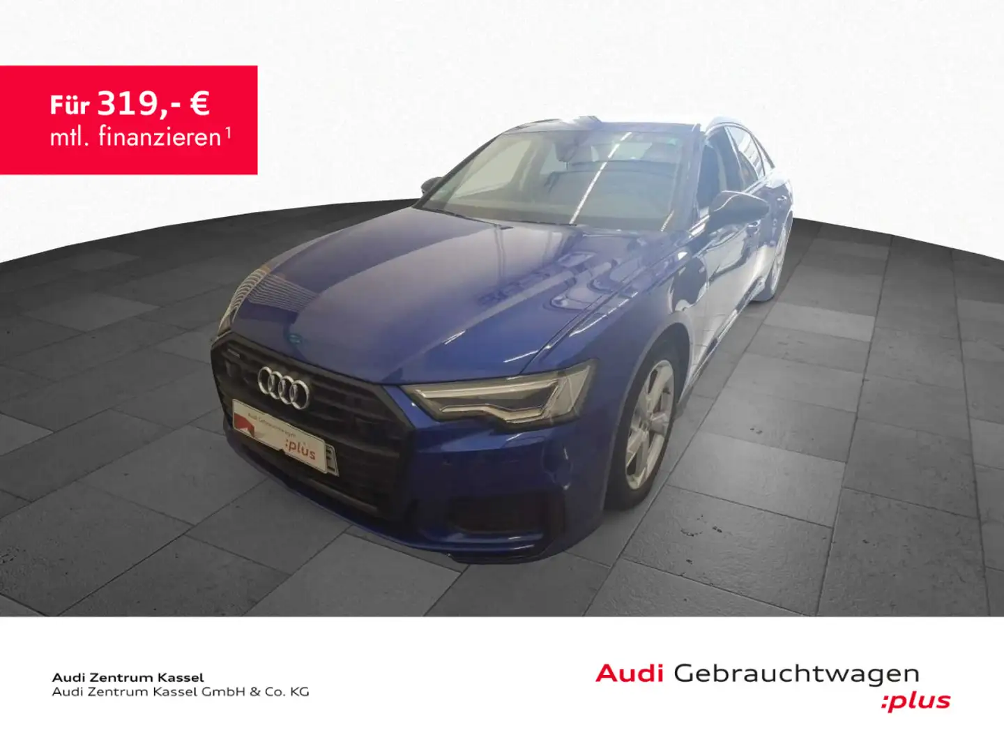 Audi A6 Lim. 55 TFSIe qu. S line Matrix Navi Kam. AHK Blau - 1