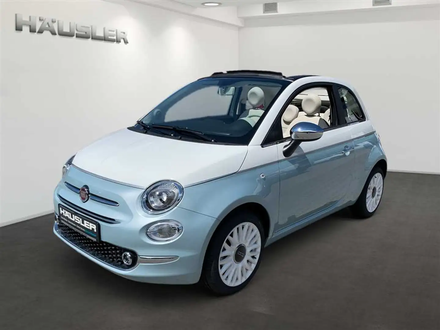 Fiat 500C 1.0 Hybrid *Klimaautomatik*CarPlay*Bicolor* Weiß - 1