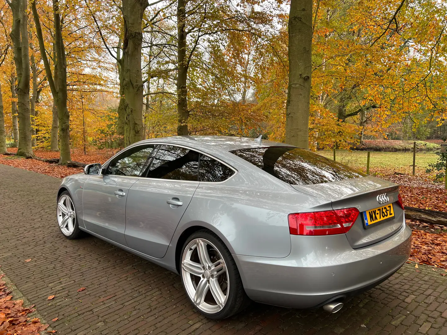 Audi A5 A5 2.7 TDI | Sportback | S-line | 2010 Zilver - 2