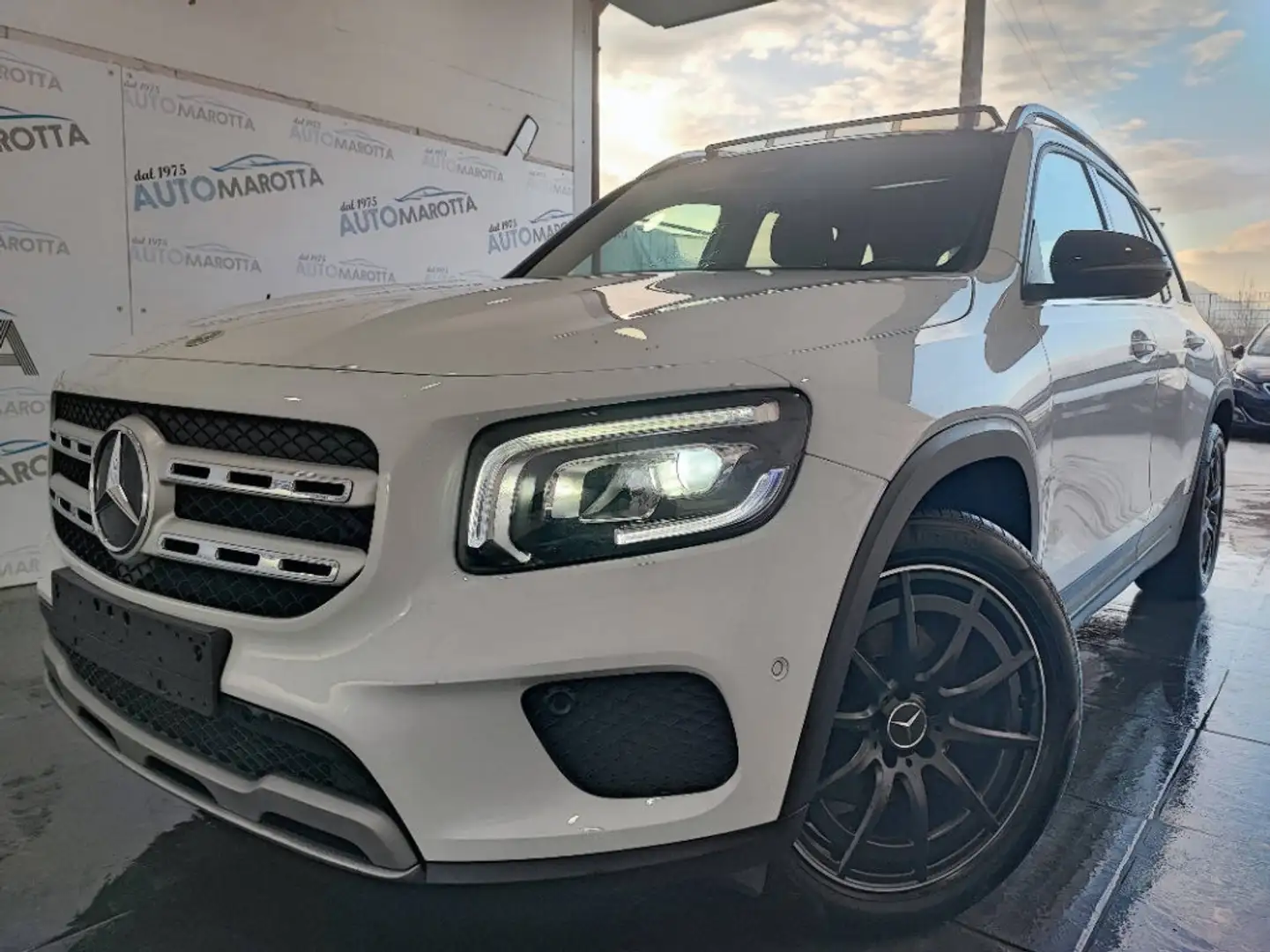 Mercedes-Benz GLB 180 180 d Sport Plus TETTO! PELLE! RETRO! Bianco - 2