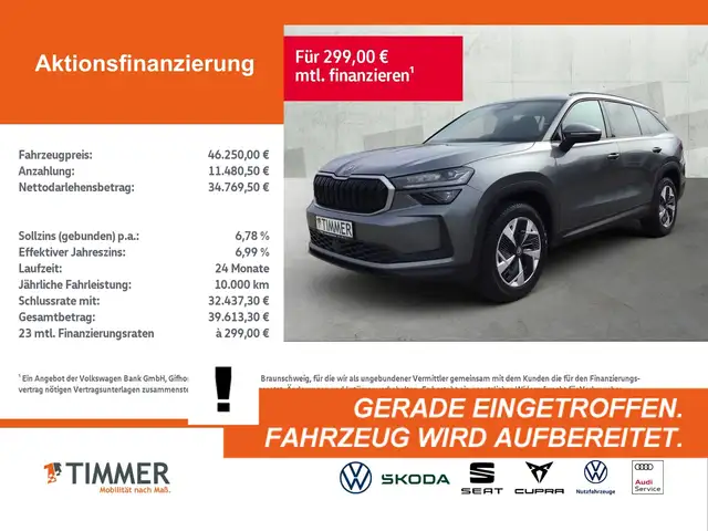 Skoda Kodiaq 2.0 TDI DSG 4x4 SELECTION +AHK +MATRIX +ACC +RKAM