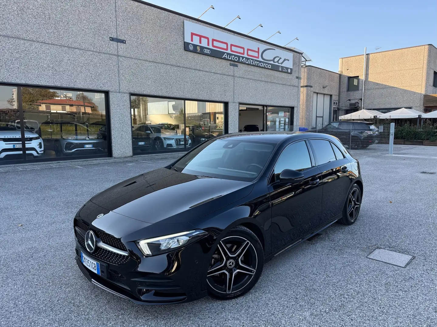 Mercedes-Benz A 180 d Premium Night edition AMG , Unico proprietario Nero - 1