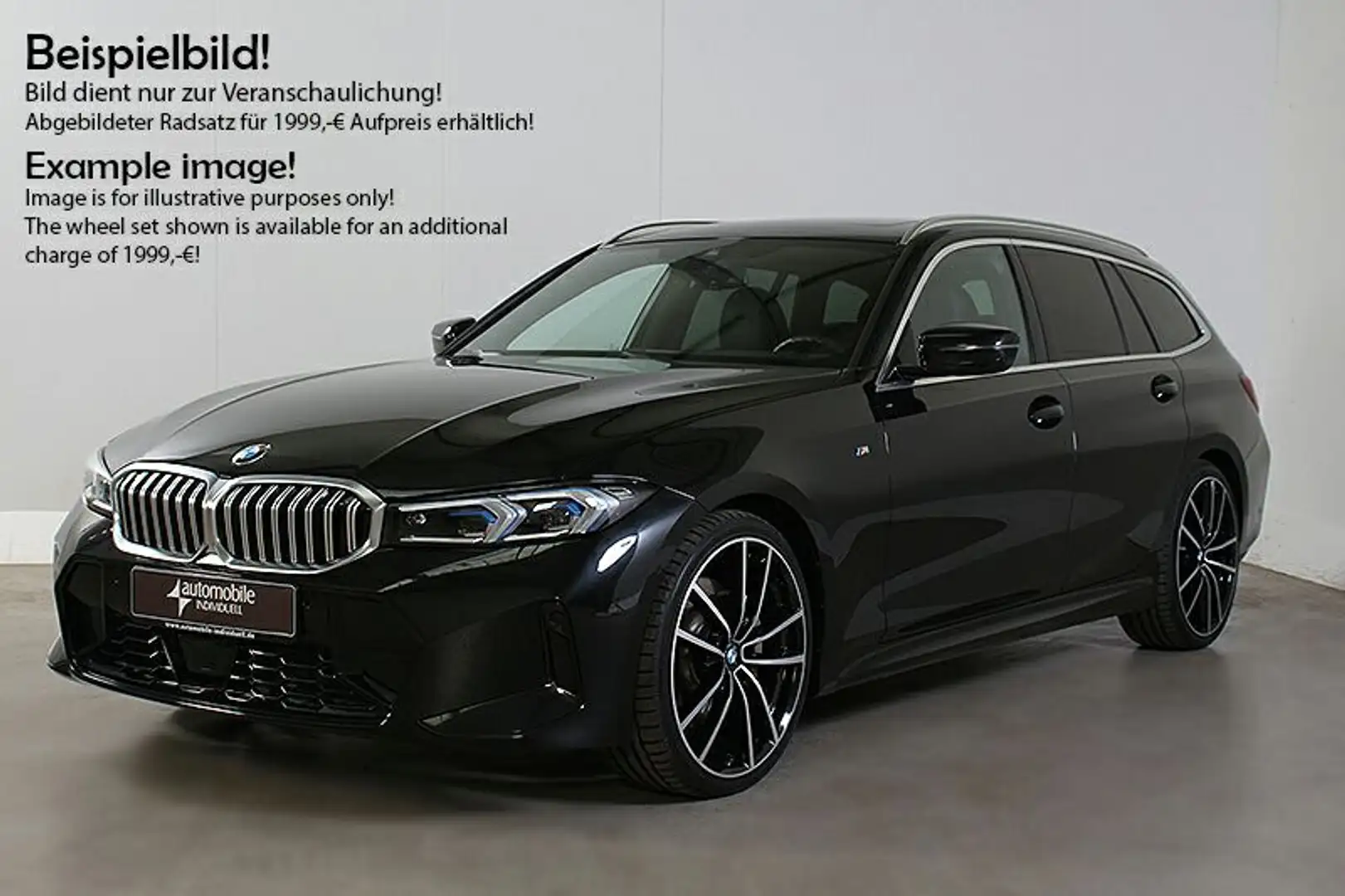 BMW 320 d AT M Sport LCI II LED ACC Widescreen Parkas Schwarz - 2