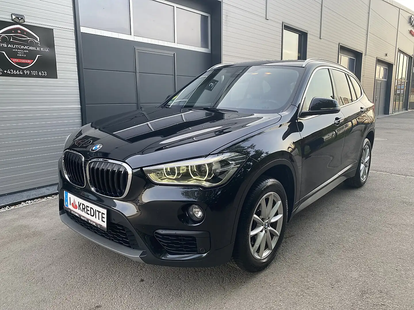 BMW X1 sDrive16d **AUTOMATIK**PANORAMADACH** Schwarz - 2