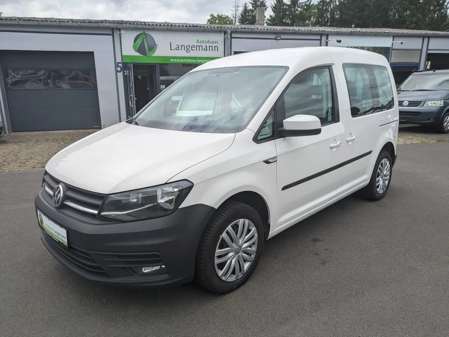 Volkswagen Caddy Kombi 2.0TDI Klima NAVI MFL TEMPO 5-Sitzer Bianco - 1