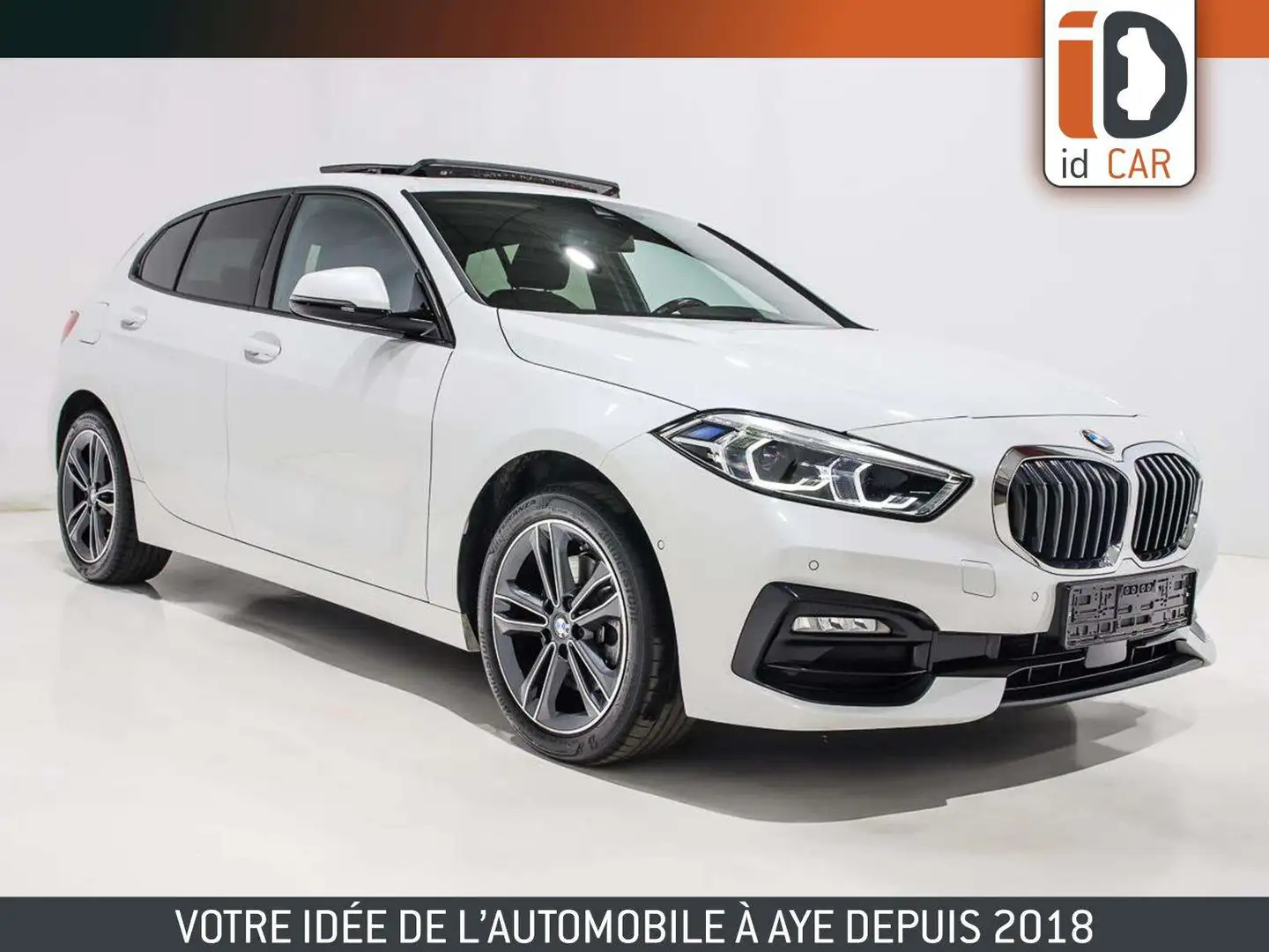 BMW 118 iA SPORTLINE TOIT PANO SEMI CUIR GPS LIVE COCKPIT Blanc - 1