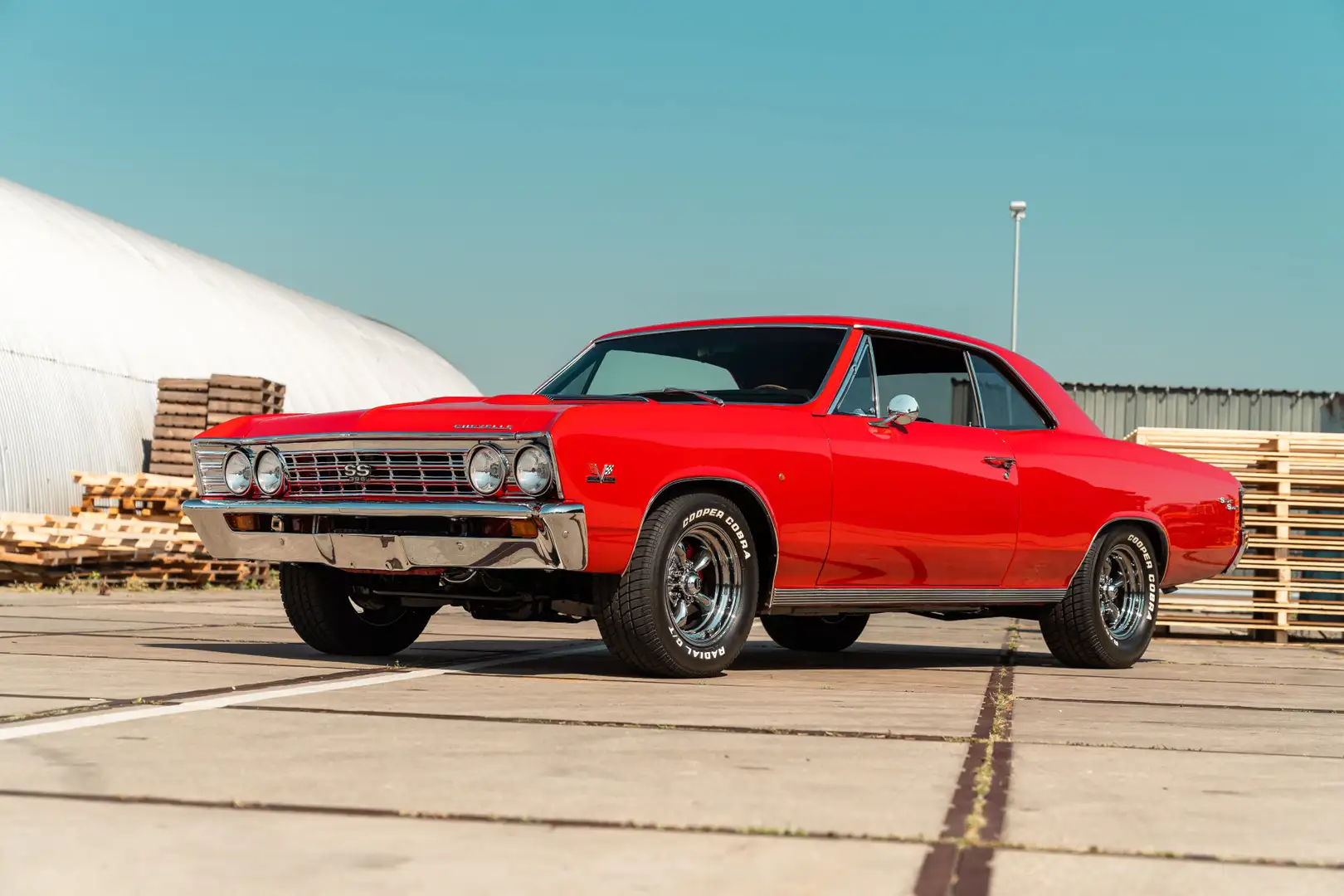 Chevrolet Chevelle 396 SS SuperSport 5-Speed *'As-New' Rotisserie Res Czerwony - 2