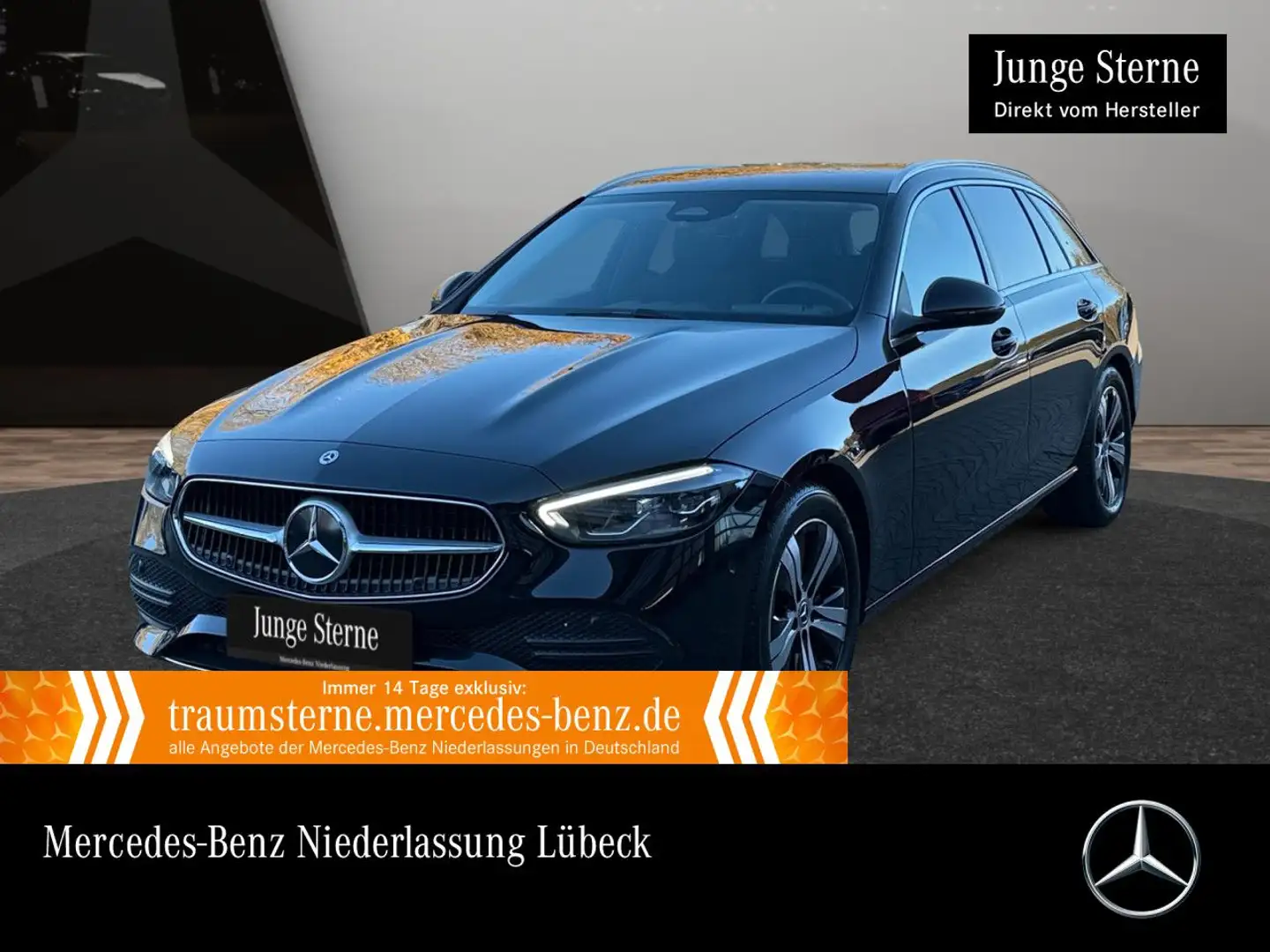 Mercedes-Benz C 180 T AVANTG+AHK+LED+KAMERA+KEYLESS+9G Noir - 1