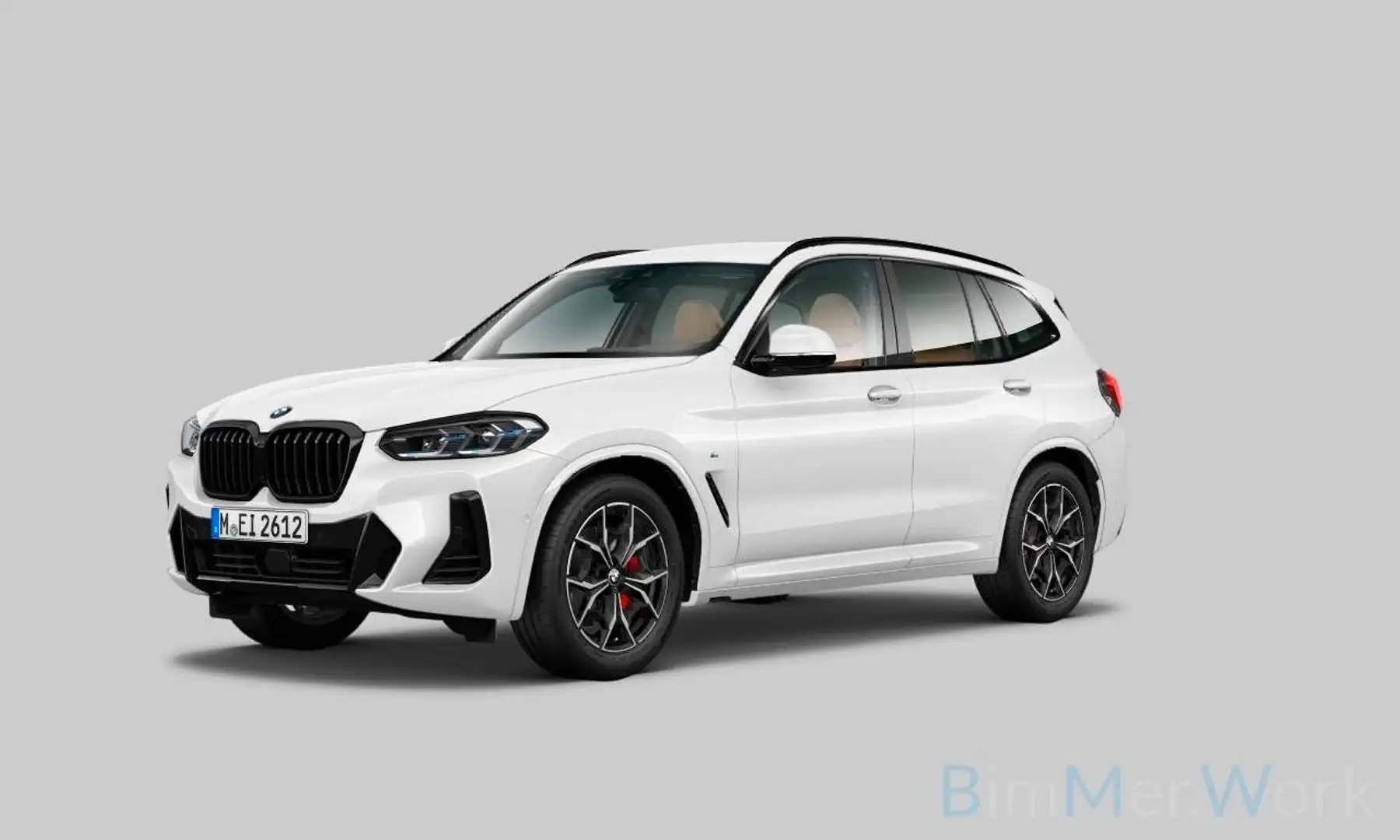 BMW X3 xD20d M Sport KAM LASER AHK Standheizung Blanc - 1