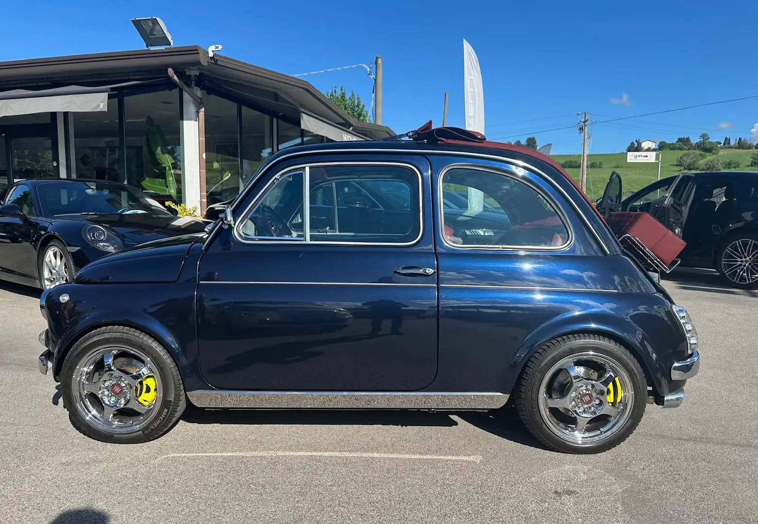 Fiat 500 110 F CABRIO/PERSONALIZZATA/LEGGERE DESCRIZIONE!!! Blu/Azzurro - 2