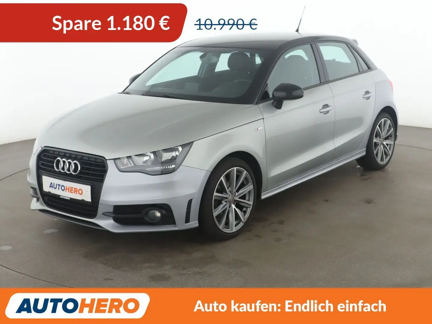 Audi A1 1.2 TFSI Admired *S-LINE*PDC*SHZ*ALU*KLIMA* Silber - 1