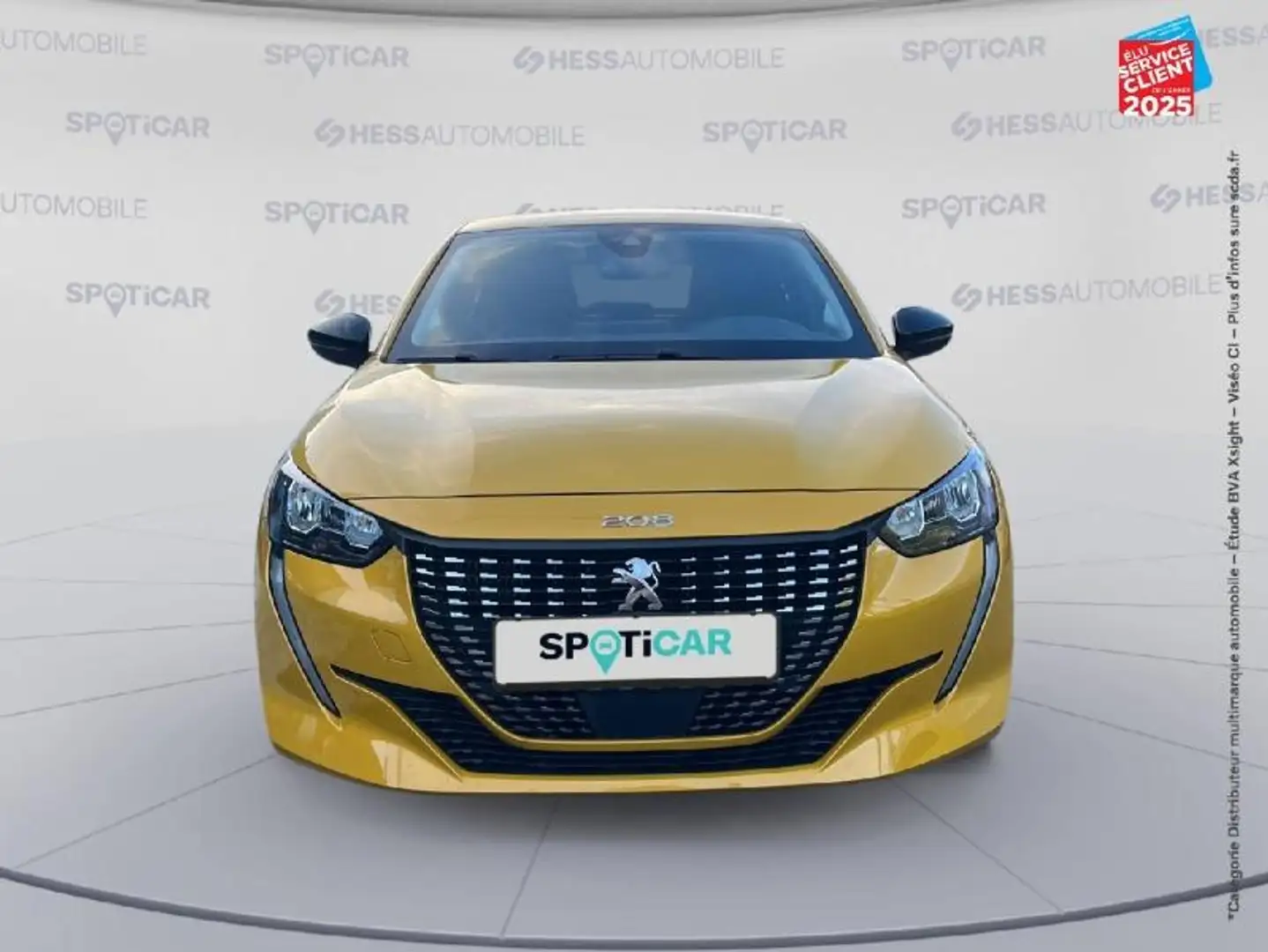 Peugeot 208 1.2 PureTech 100ch S\u0026S Roadtrip EAT8 Jaune - 2